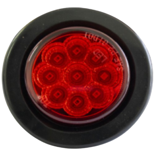 PLAFÓN LED REDONDO ROJO – LUZ ALTA, BAJA Y ESTROBO IOL-LPL-057