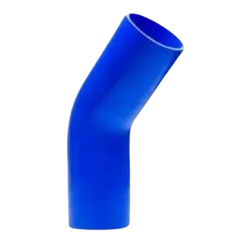 MANGUERA TIPO CODO 45°AZUL DE 4"