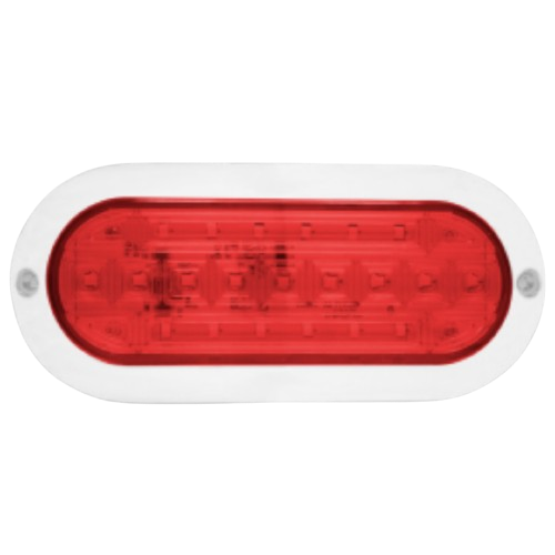 PLAFÓN LED OVALADO ROJO – LUZ FIJA, ALTA/BAJA Y ESTROBO IOL-LPL-111