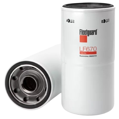 FILTRO DE ACEITE FLUJO PLENO PARA CUMMINS NT855 FLEETGUARD LF670