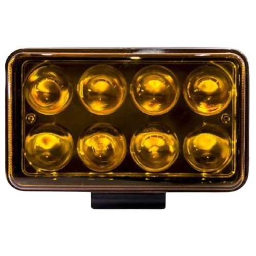 FARO LED CON CUBIERTA COLOR AMBER IOL