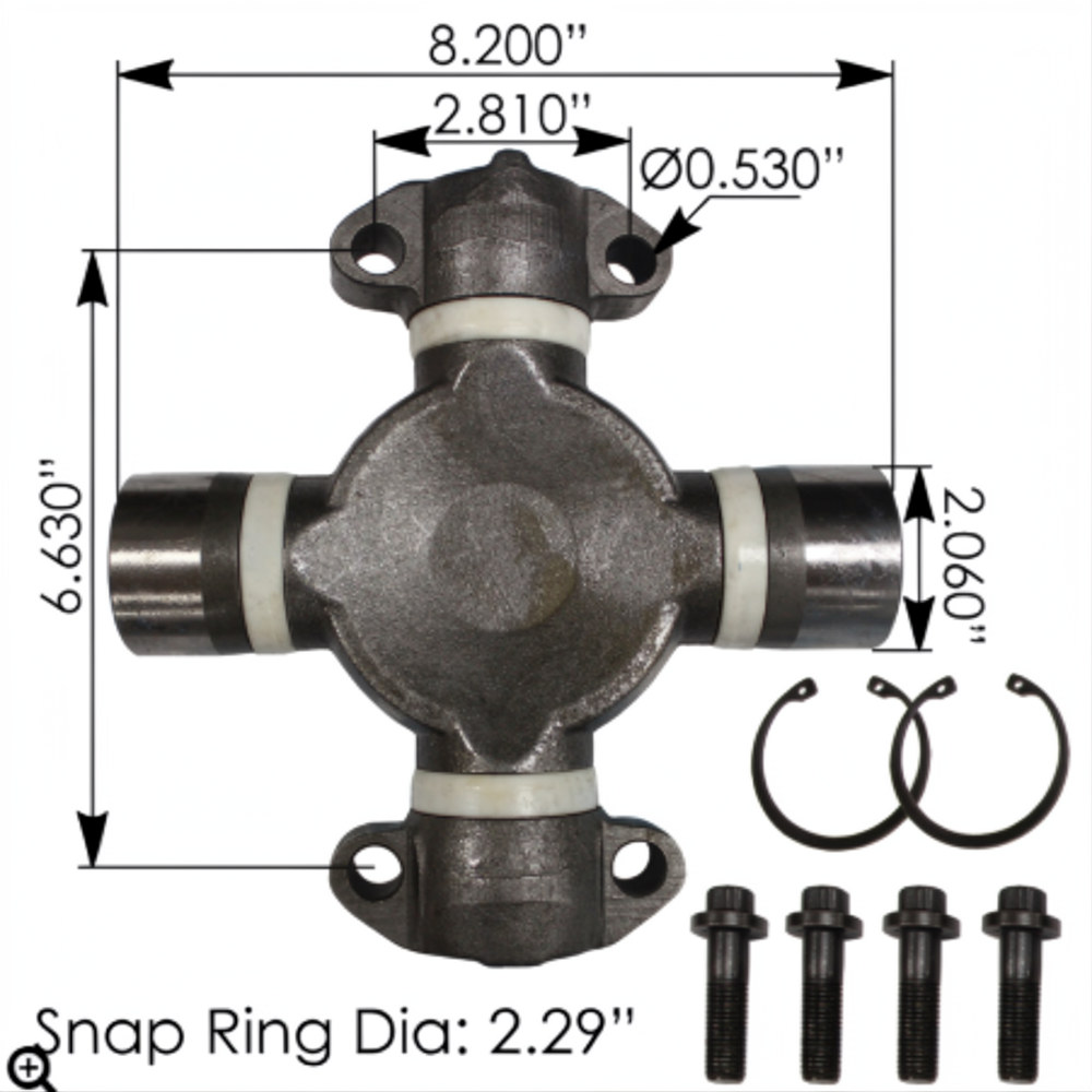 CRUCETA DE YUGO CARDAN MERITOR CP25RPLS1