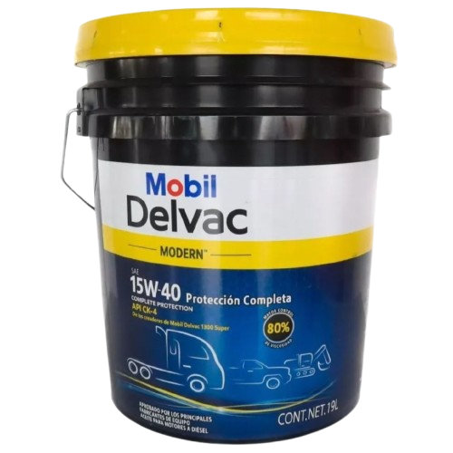ACEITE MOBIL DELVAC SAE 15W-40 19 L (TAPA AMARILLA)